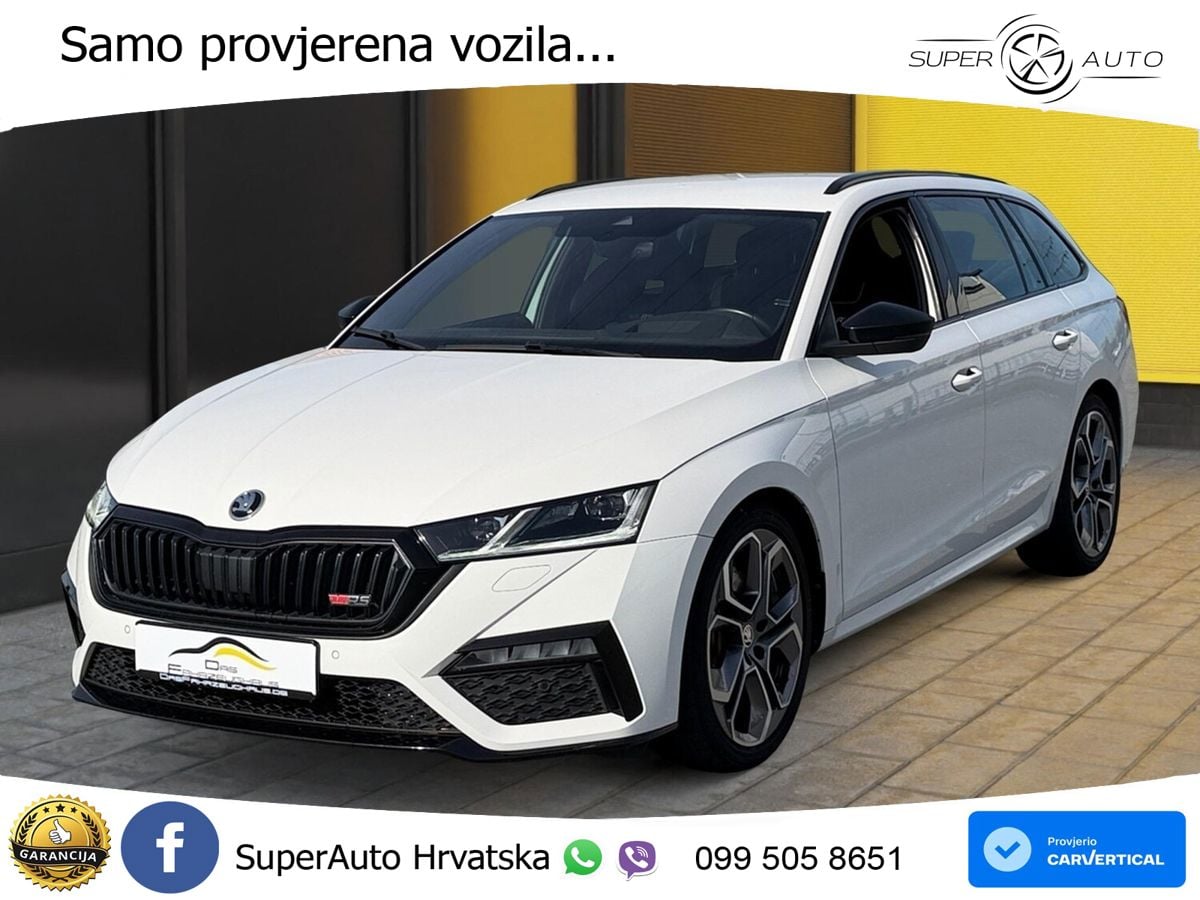 Škoda Octavia Combi RS 2.0 TSI (245 KS) DSG LED+GR SJED+ACC