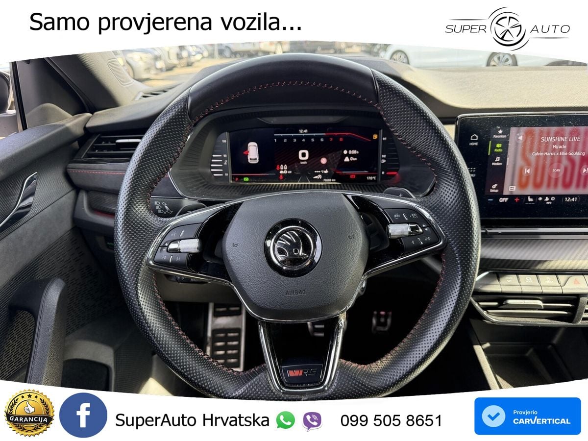 Škoda Octavia Combi RS 2.0 TSI (245 KS) DSG LED+GR SJED+ACC