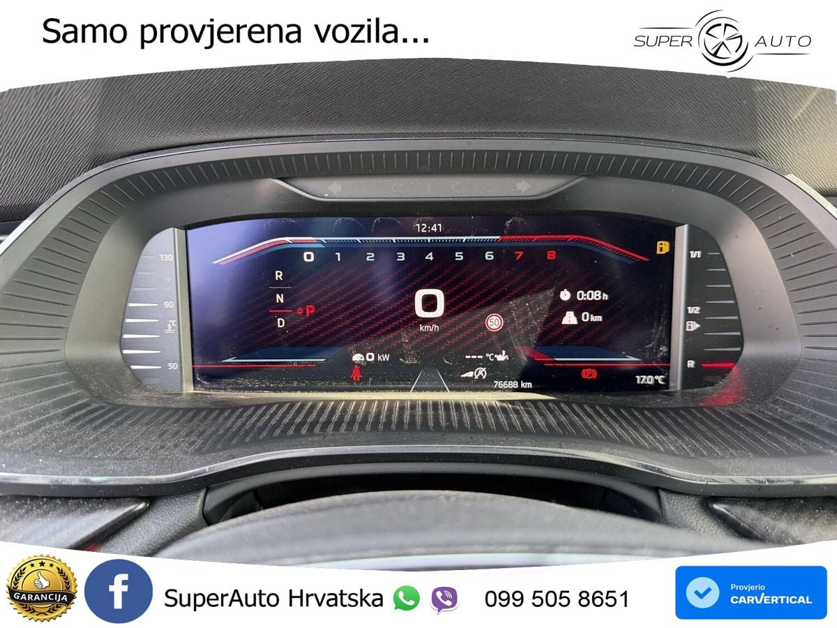 Škoda Octavia Combi RS 2.0 TSI (245 KS) DSG LED+GR SJED+ACC