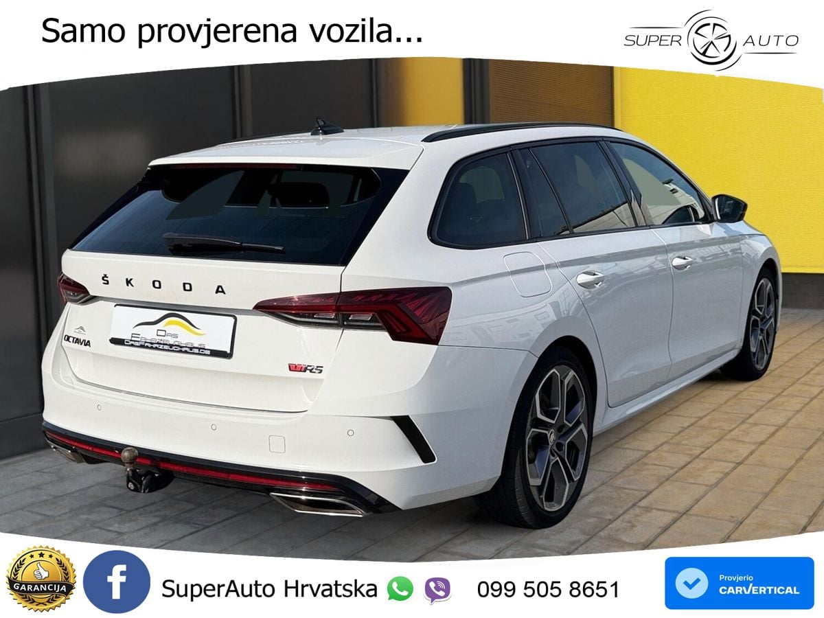 Škoda Octavia Combi RS 2.0 TSI (245 KS) DSG LED+GR SJED+ACC