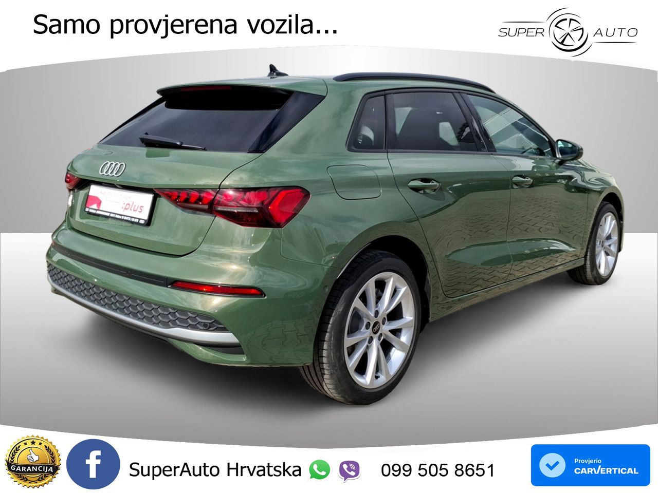 Audi A3 Sportback 30 TFSI (116 KS) Mild Hybrid S tronic advanced LED+GR SJED+ACC