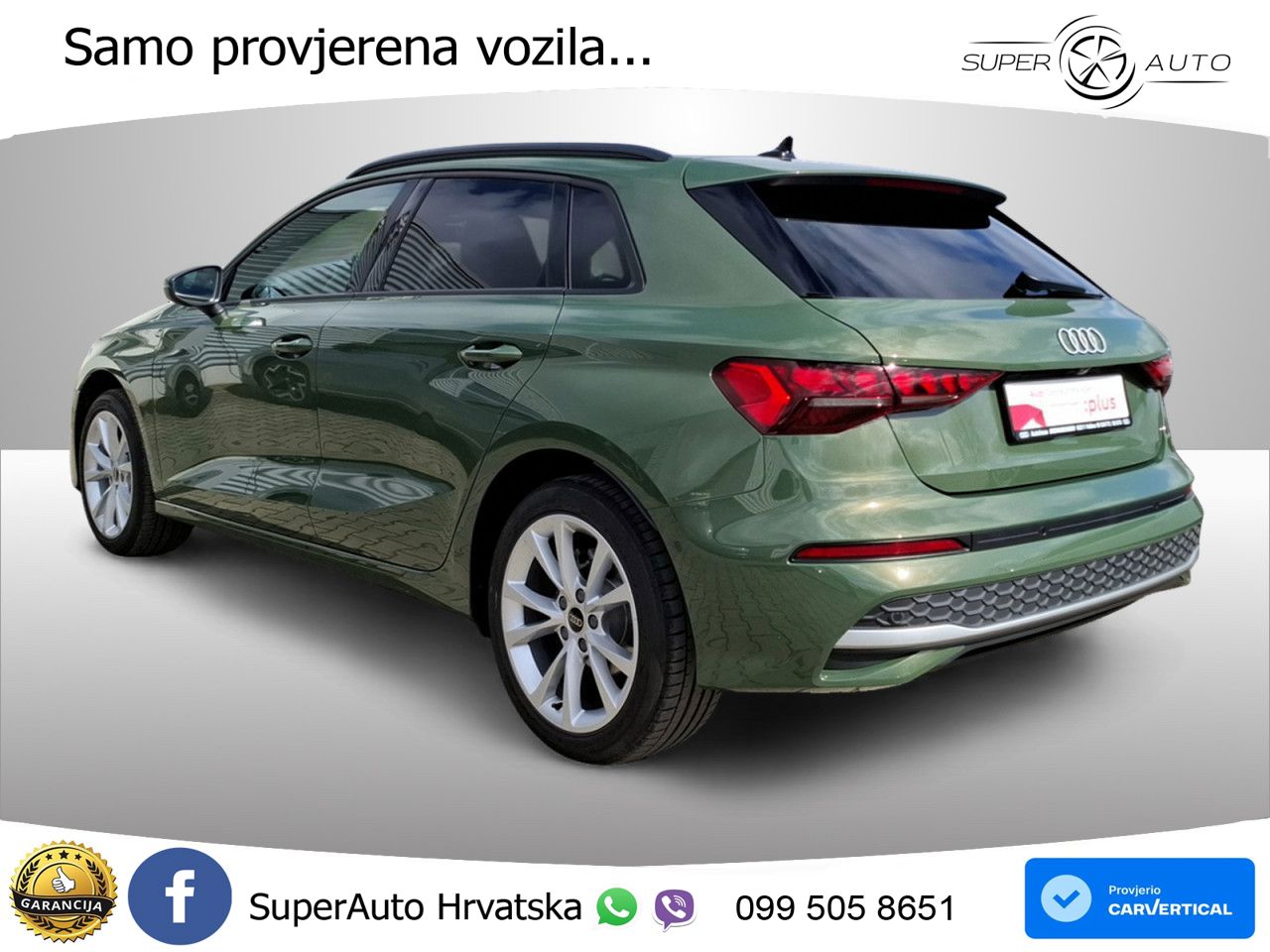 Audi A3 Sportback 30 TFSI (116 KS) Mild Hybrid S tronic advanced LED+GR SJED+ACC