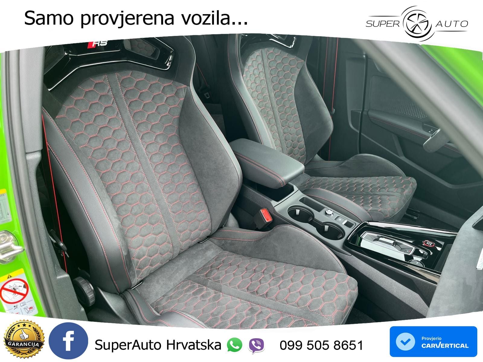 Audi RS3 Sedan 2.5 TFSI (400 KS) quattro S tronic LED+GR SJED+ACC