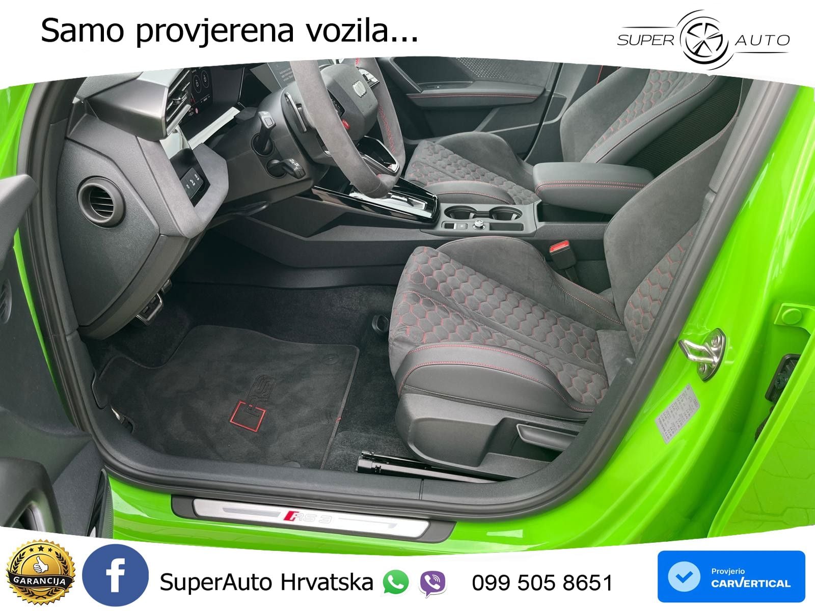 Audi RS3 Sedan 2.5 TFSI (400 KS) quattro S tronic LED+GR SJED+ACC