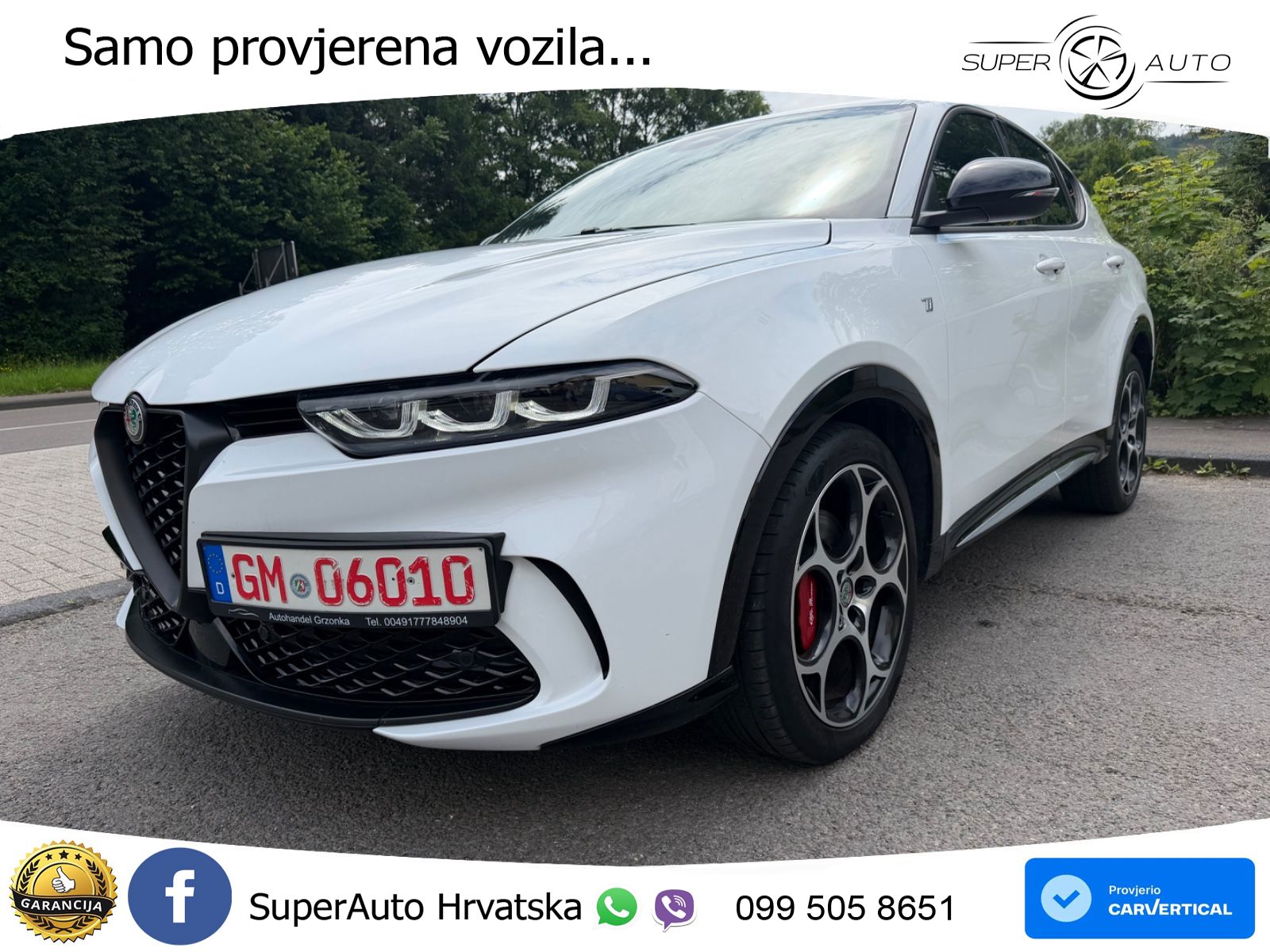 Alfa Romeo Tonale 1.5 VGT (160 KS) 48V-Hybrid TCT LED+GR SJED+ACC