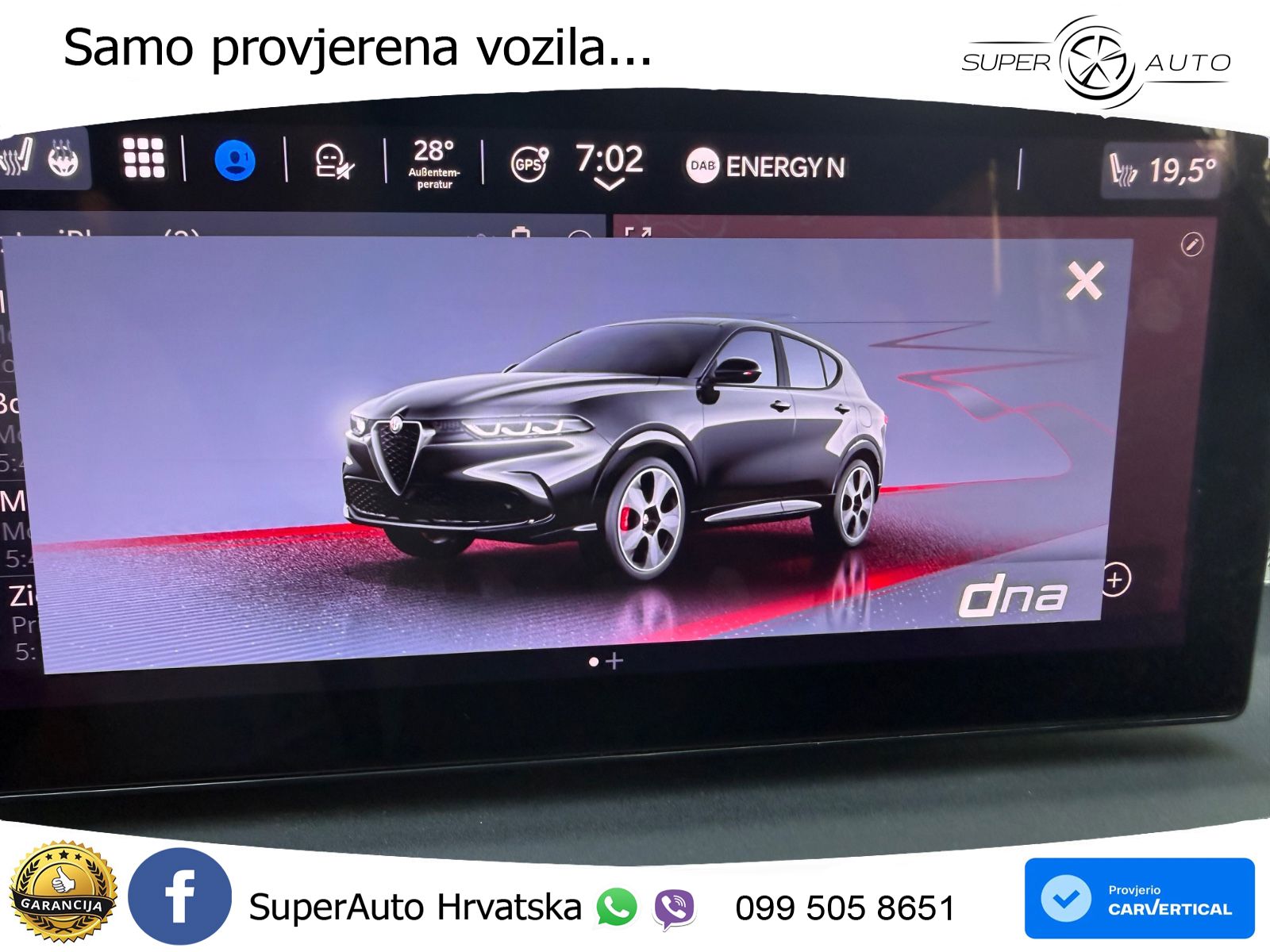 Alfa Romeo Tonale 1.5 VGT (160 KS) 48V-Hybrid TCT LED+GR SJED+ACC
