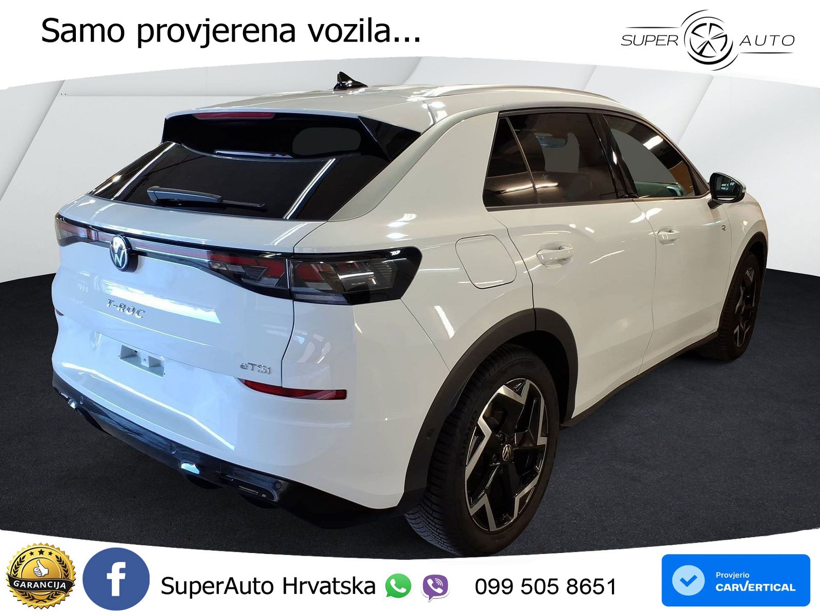 Volkswagen T-Roc 1.5 eTSI (150 KS)  DSG R-Line MATRIX+GR SJED+KAM