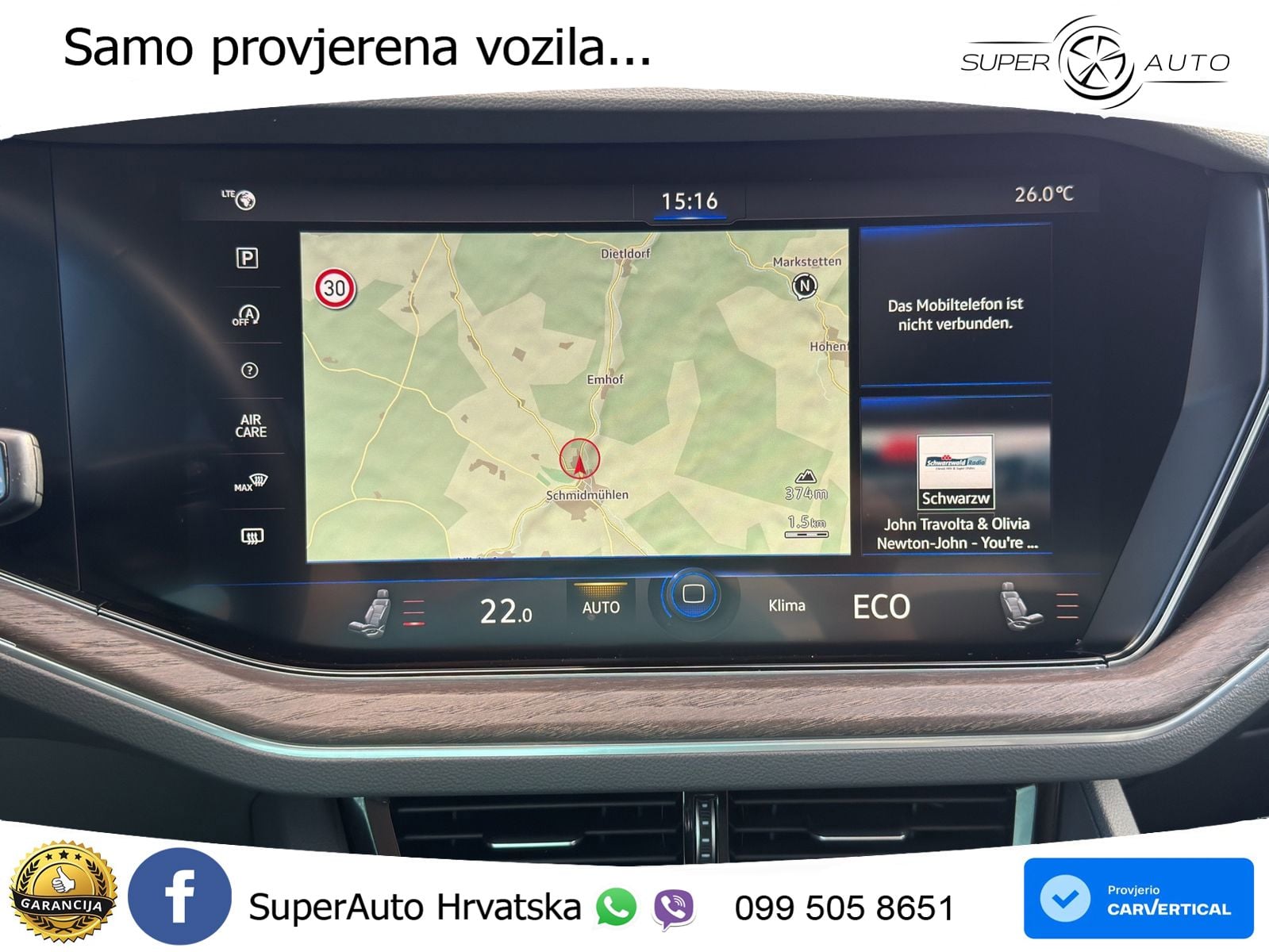 Volkswagen Touareg 3.0 V6 TDI (231 KS) 4MOTION Tiptronic ZRAČNI+ACC+4xGR SJED+KAM