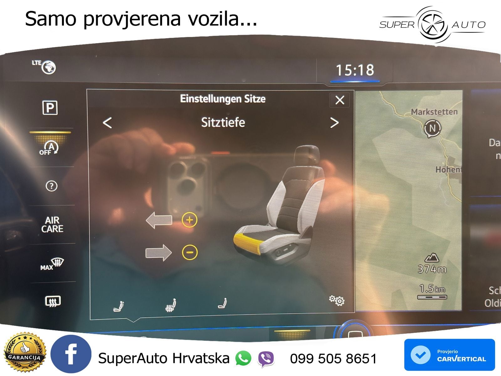 Volkswagen Touareg 3.0 V6 TDI (231 KS) 4MOTION Tiptronic ZRAČNI+ACC+4xGR SJED+KAM