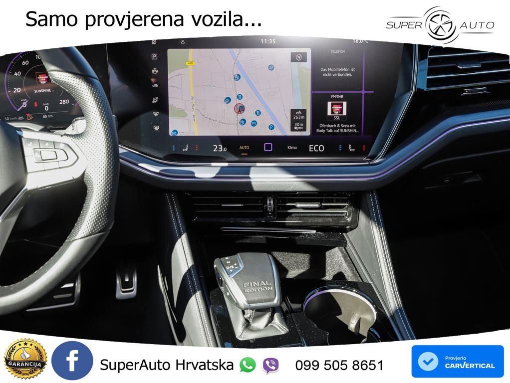 Volkswagen Touareg 3.0 V6 TDI (286 KS) 4MOTION Tiptronic ZRAČNI+ACC+GR SJED+360+PANO