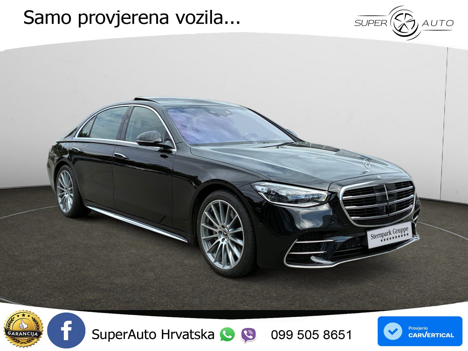 Mercedes S 450 (381 KS) EQ Boost 4MATIC 9G-TRONIC AMG ACC+HEAD+4xGR SJED+360+PANO