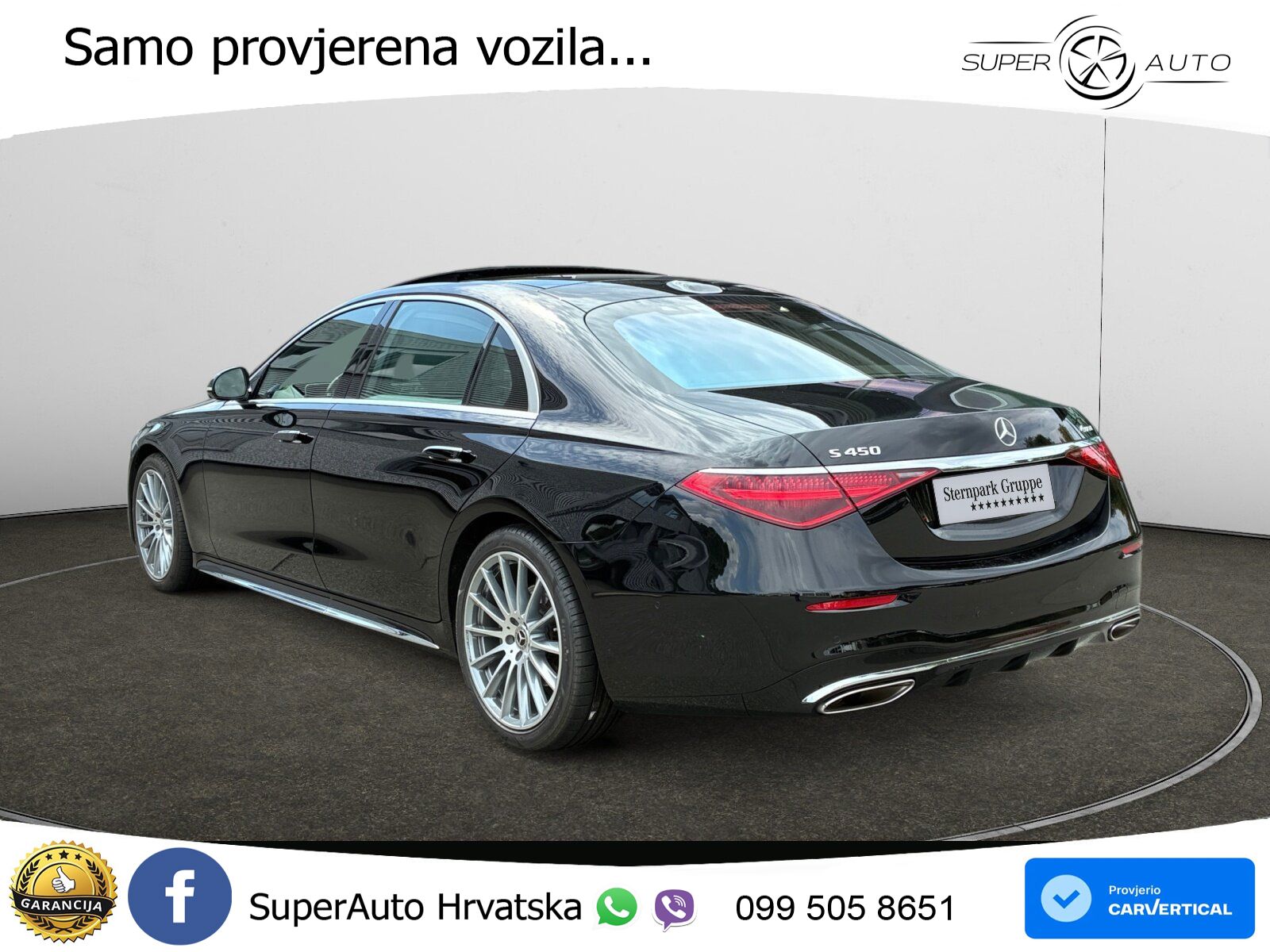 Mercedes S 450 (381 KS) EQ Boost 4MATIC 9G-TRONIC AMG ACC+HEAD+4xGR SJED+360+PANO