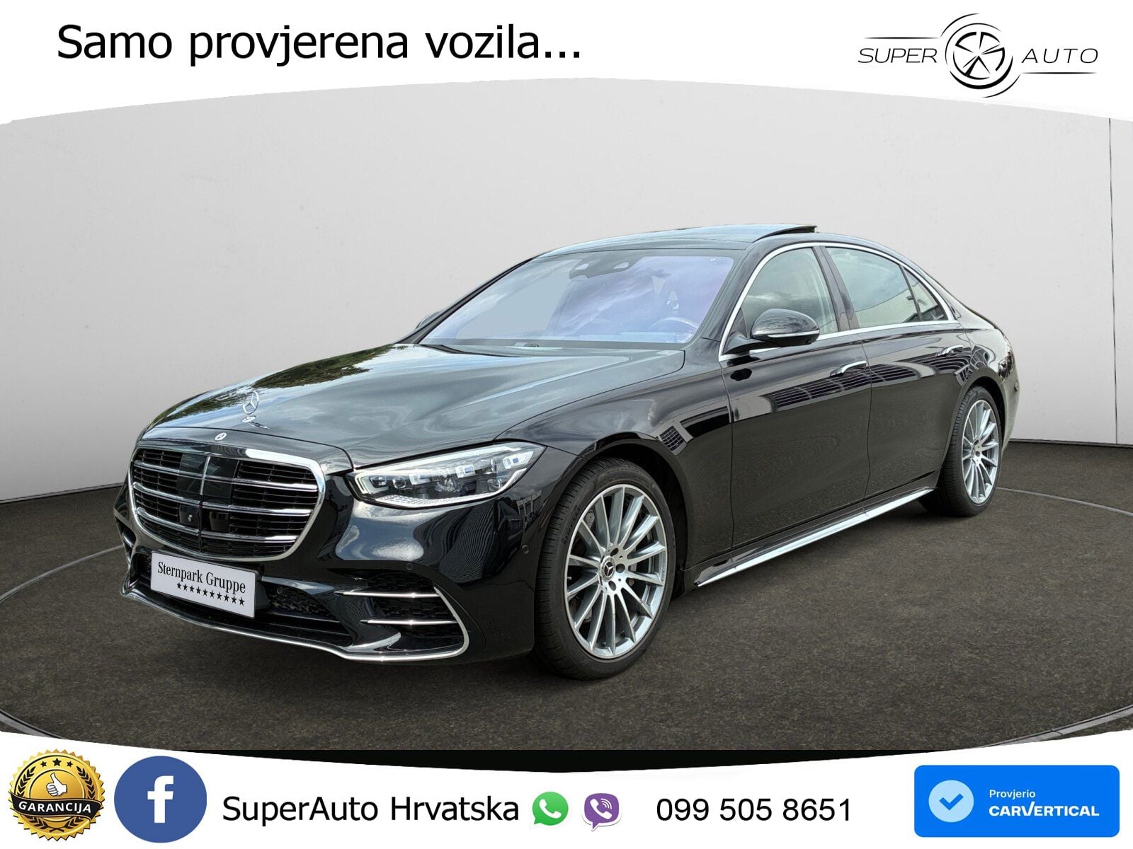 Mercedes S 450 (381 KS) EQ Boost 4MATIC 9G-TRONIC AMG ACC+HEAD+4xGR SJED+360+PANO