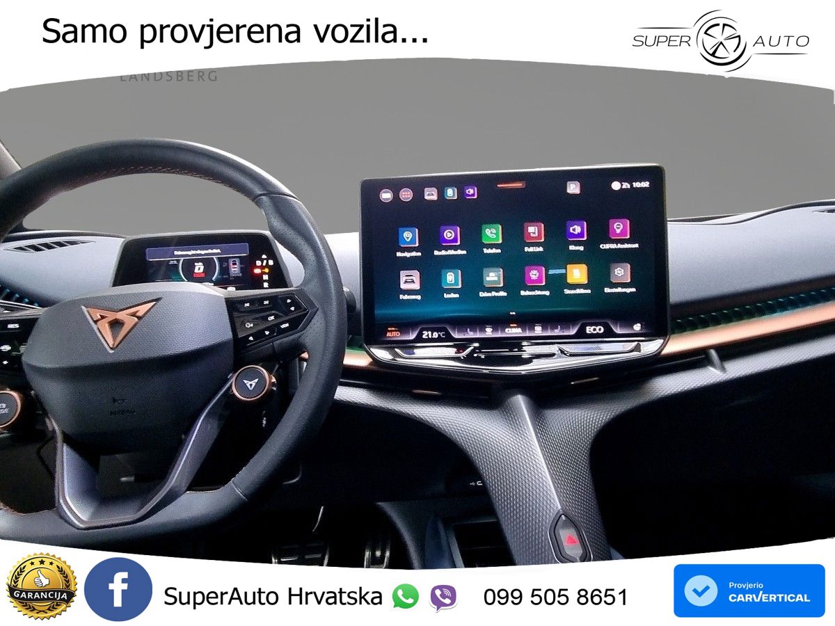 Cupra Tavascan 82 kWh (286 KS) MATRIX+GR SJED+KAM