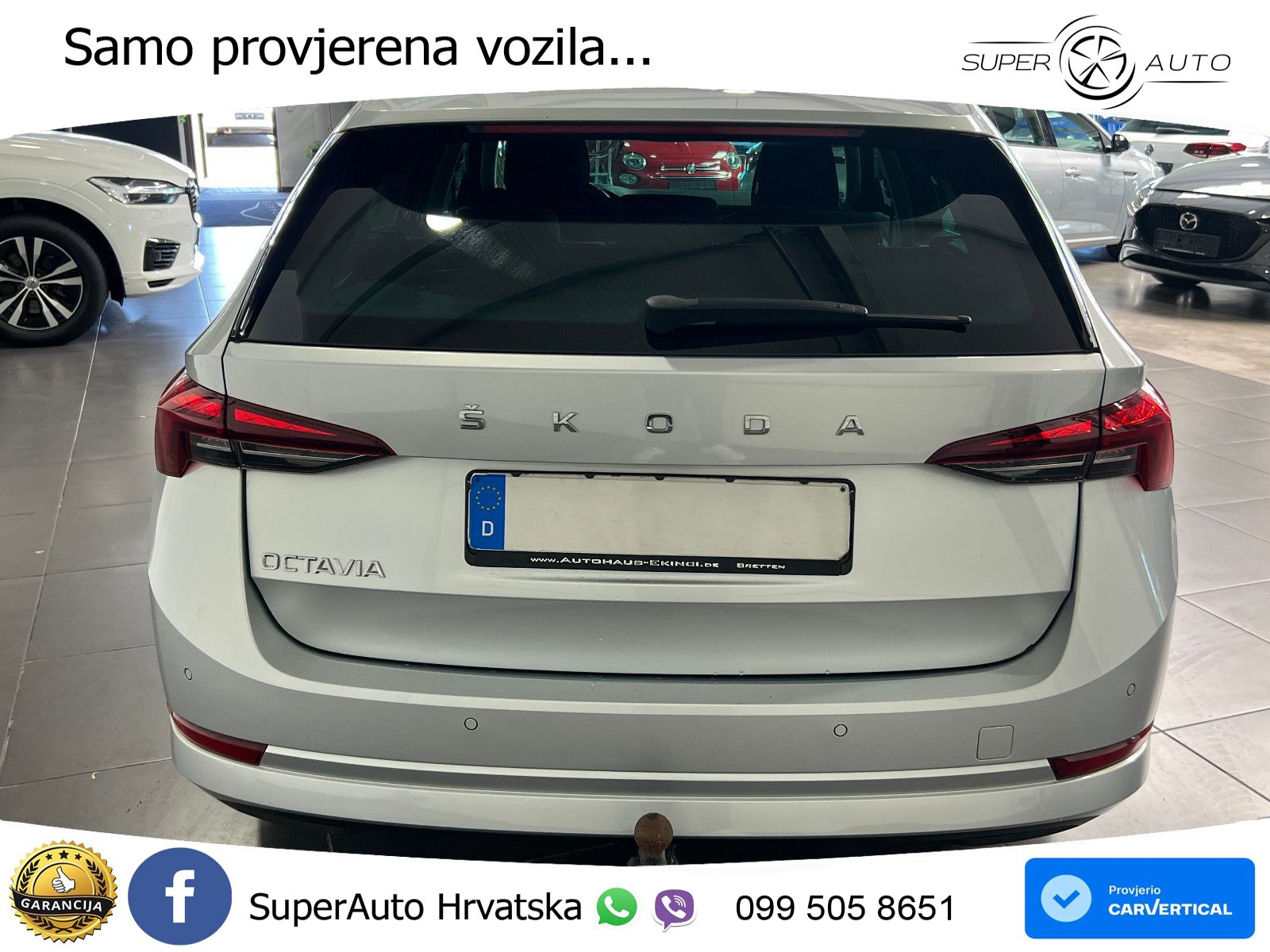 Škoda Octavia Combi 2.0 TDI (150 KS) DSG LED+GR SJED+ACC