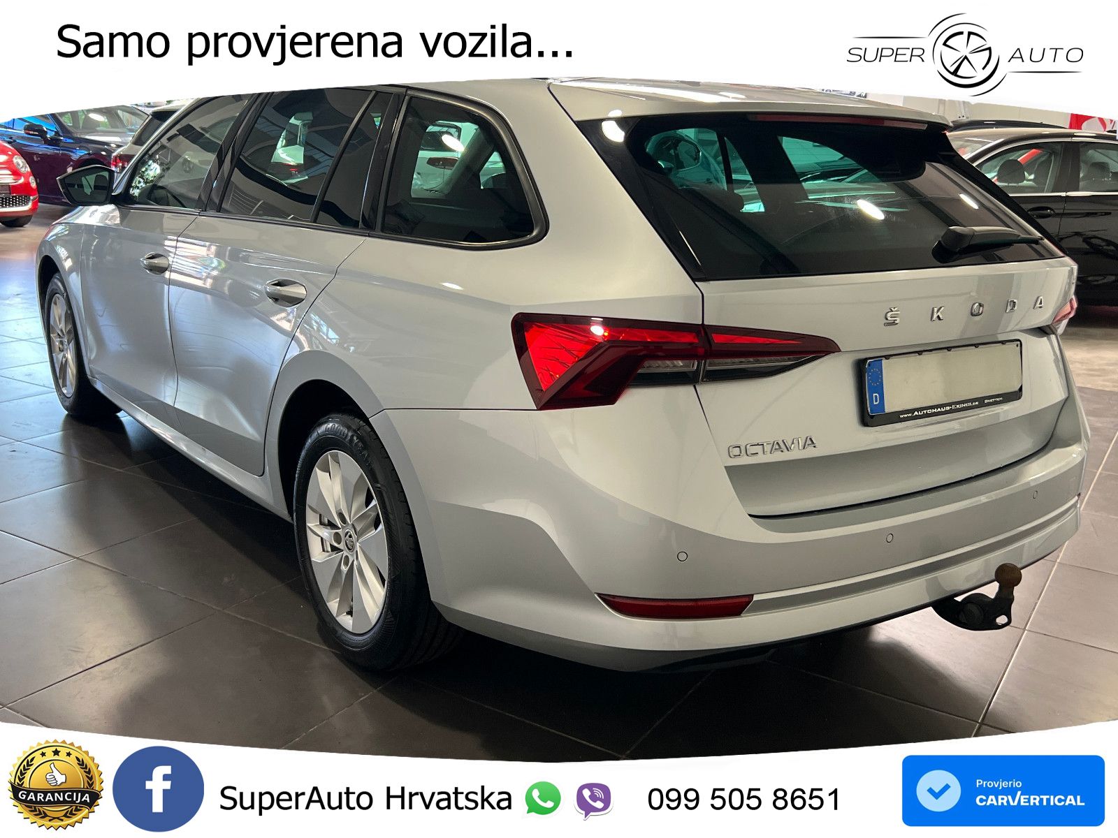Škoda Octavia Combi 2.0 TDI (150 KS) DSG LED+GR SJED+ACC