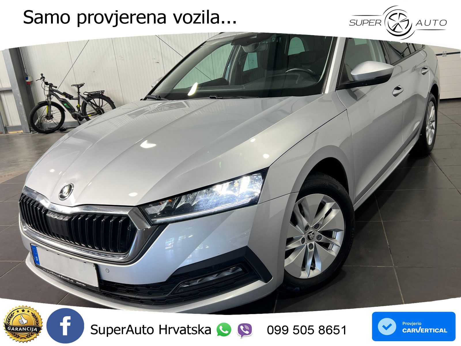 Škoda Octavia Combi 2.0 TDI (150 KS) DSG LED+GR SJED+ACC