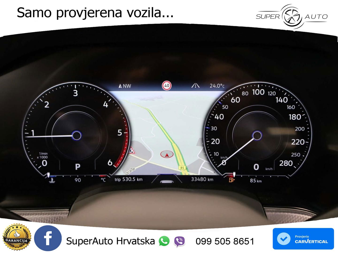 Volkswagen Touareg 3.0 V6 TDI (286 KS) 4MOTION Tiptronic R-Line ZRAČNI+ACC+GR SJED+KAM+PANO