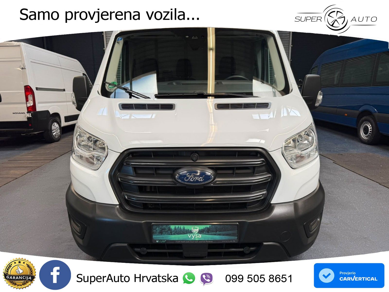 Ford Transit Kasten L3H2 Klima Tempomat R-CAM AHK SHZ 131 KS