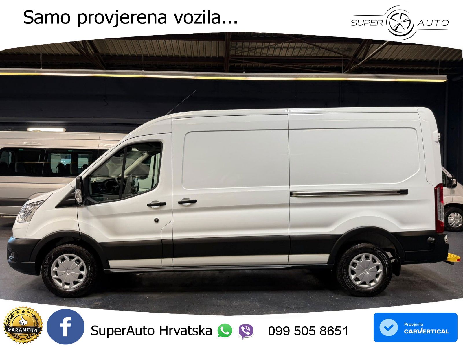 Ford Transit Kasten L3H2 Klima Tempomat R-CAM AHK SHZ 131 KS