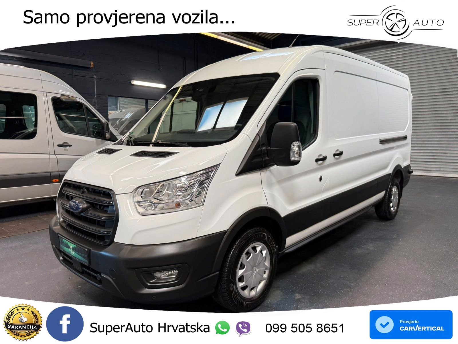 Ford Transit Kasten L3H2 Klima Tempomat R-CAM AHK SHZ 131 KS