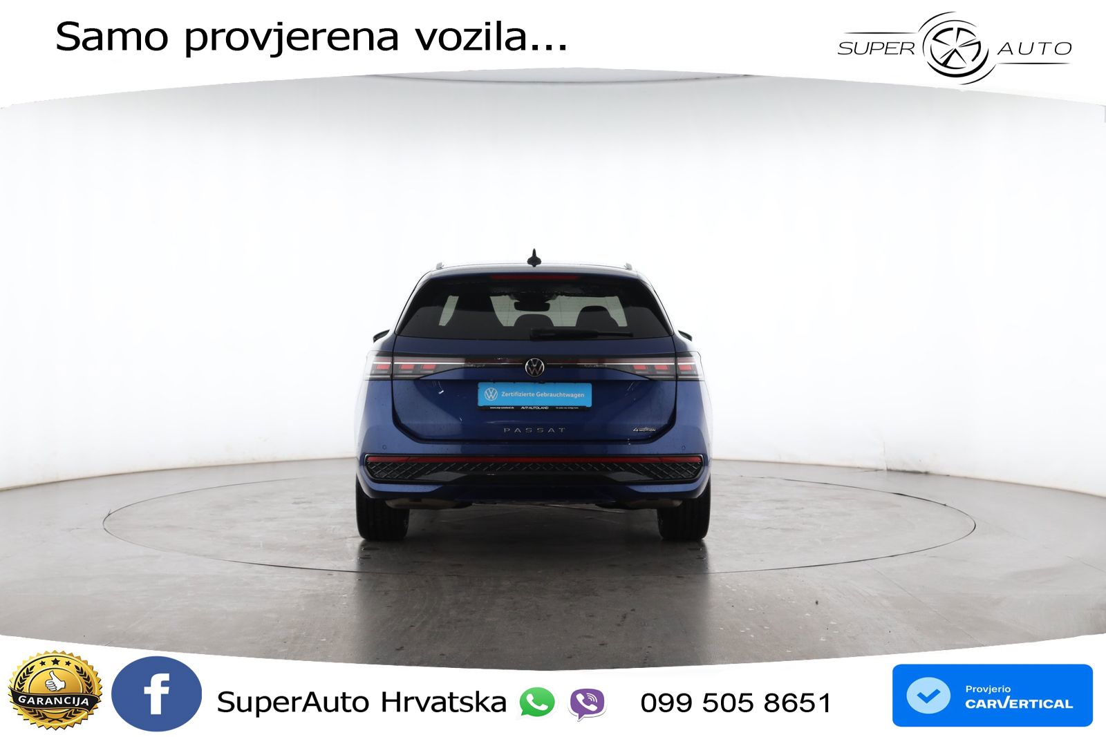 Volkswagen Passat Variant 2.0 TSI (265 KS) 4MOTION DSG R-Line LED+GR SJED+ACC