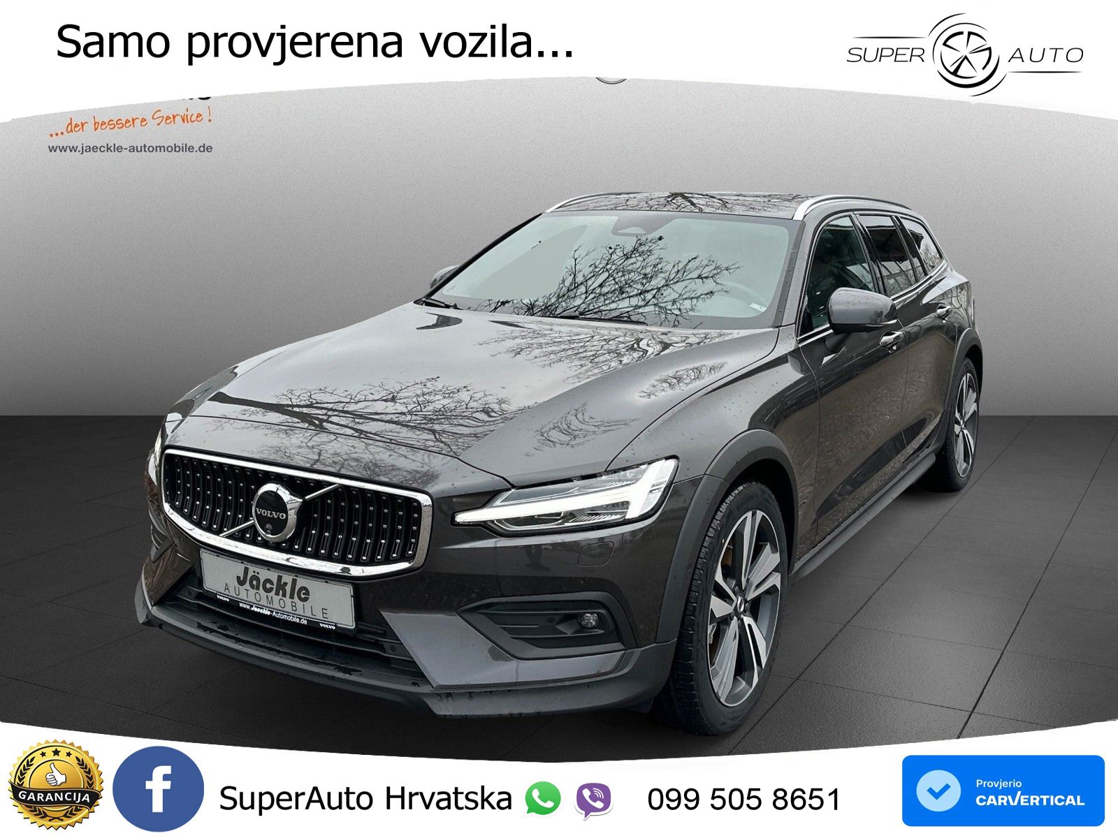 Volvo V60 Cross Country 2.0 B5 AWD Automatic ACC+HEAD+4xGR SJED+360+PANO