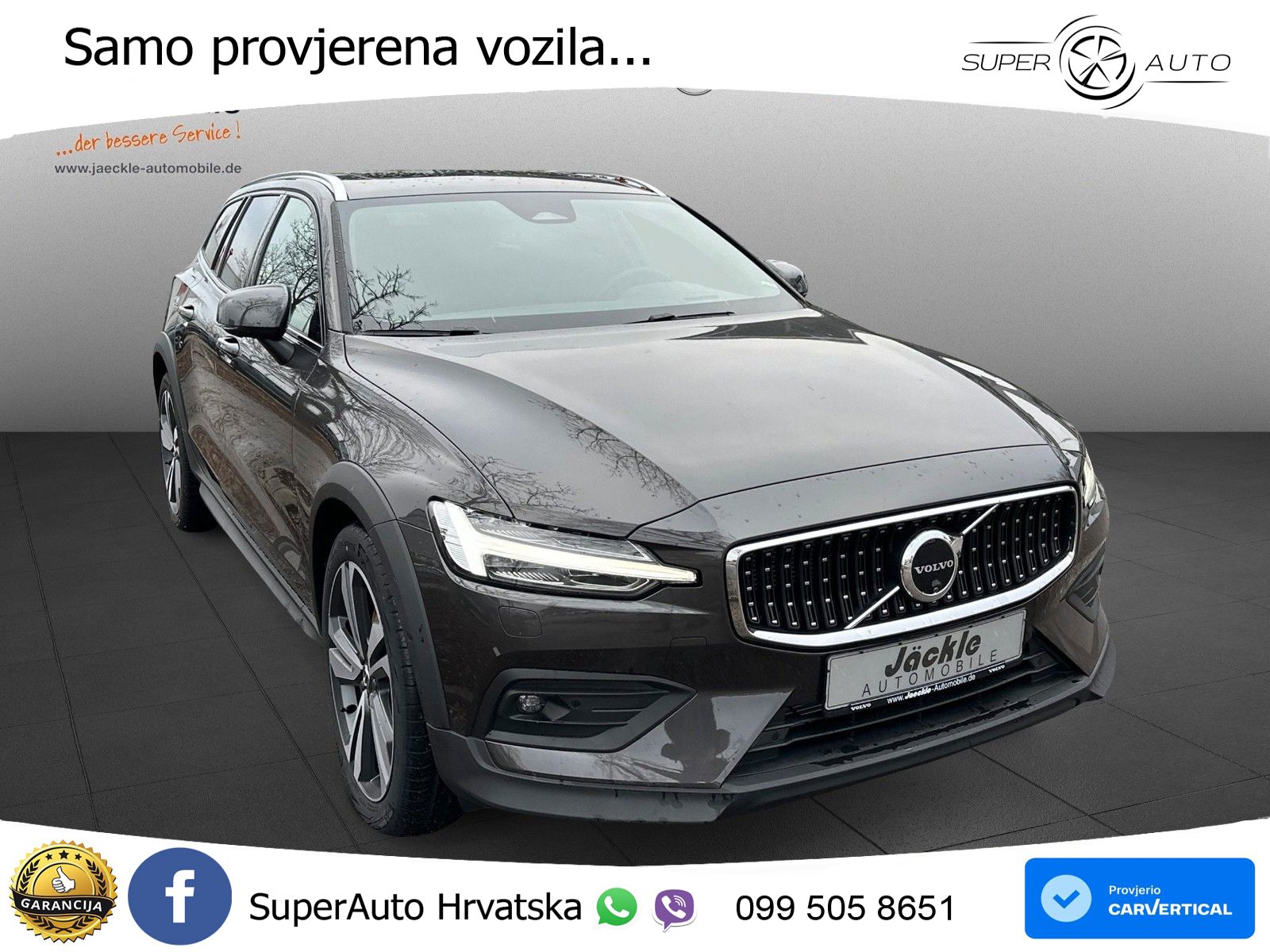 Volvo V60 Cross Country 2.0 B5 AWD Automatic ACC+HEAD+4xGR SJED+360+PANO