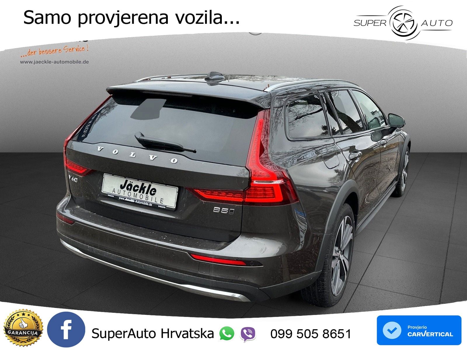 Volvo V60 Cross Country 2.0 B5 AWD Automatic ACC+HEAD+4xGR SJED+360+PANO