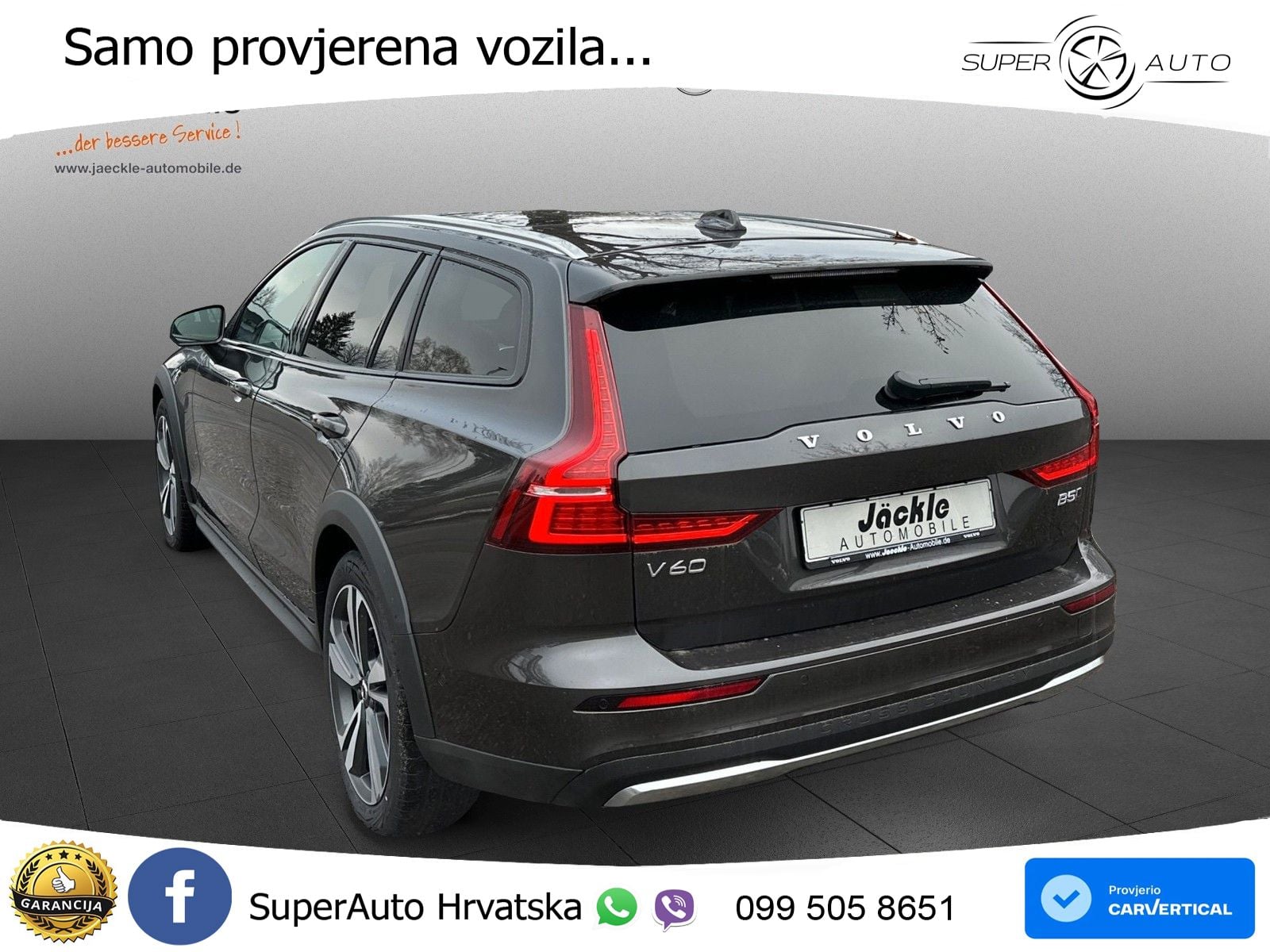 Volvo V60 Cross Country 2.0 B5 AWD Automatic ACC+HEAD+4xGR SJED+360+PANO
