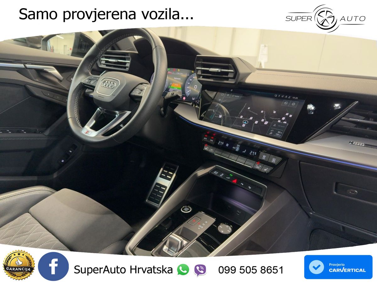 Audi A3 40 TFSIe (204 KS) S tronic S line LED+GR SJED+ACC
