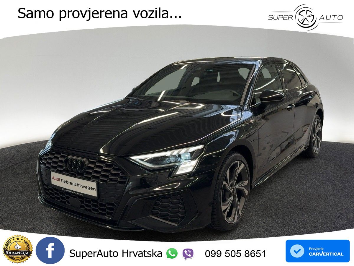 Audi A3 40 TFSIe (204 KS) S tronic S line LED+GR SJED+ACC