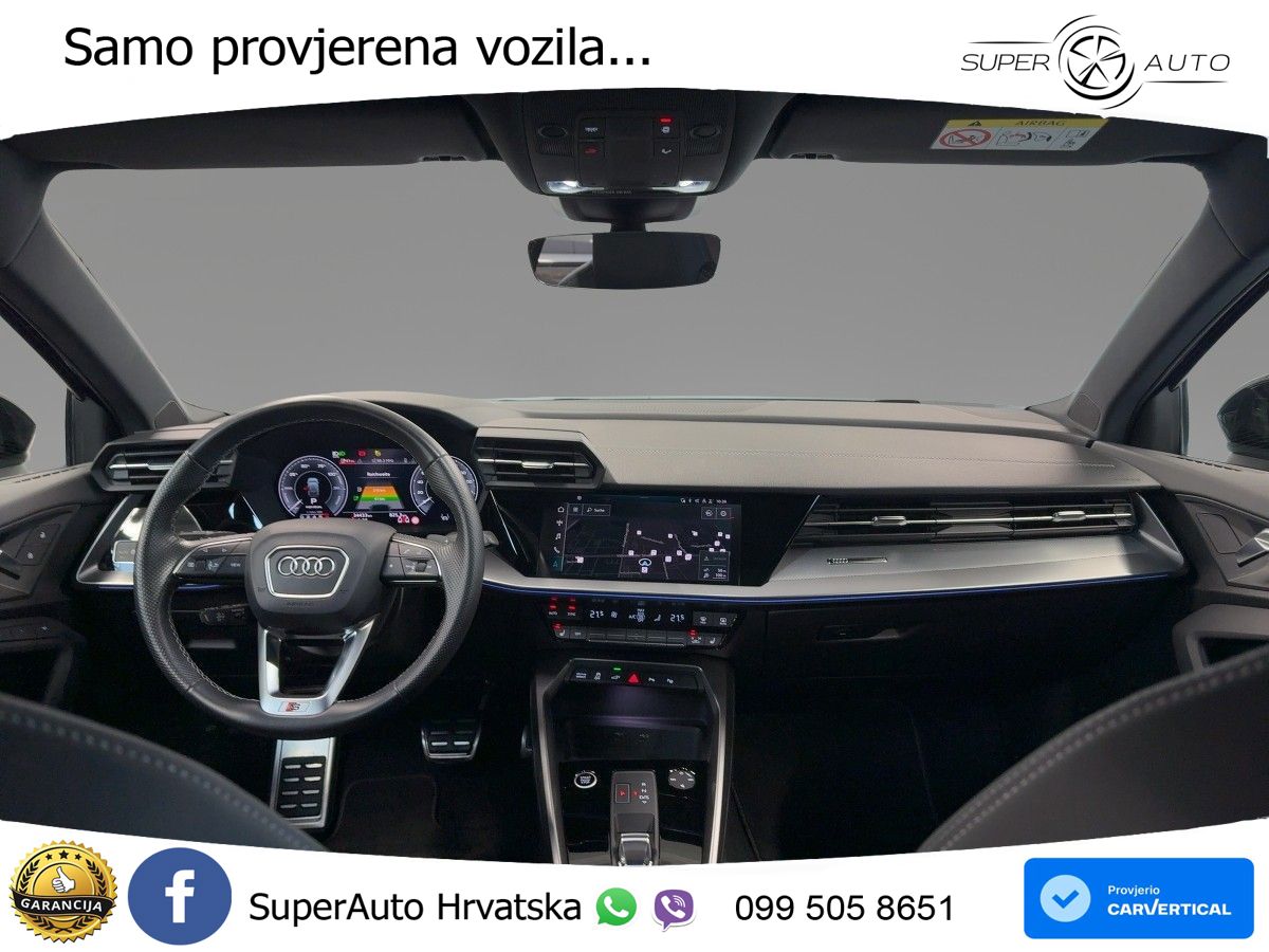 Audi A3 40 TFSIe (204 KS) S tronic S line LED+GR SJED+ACC