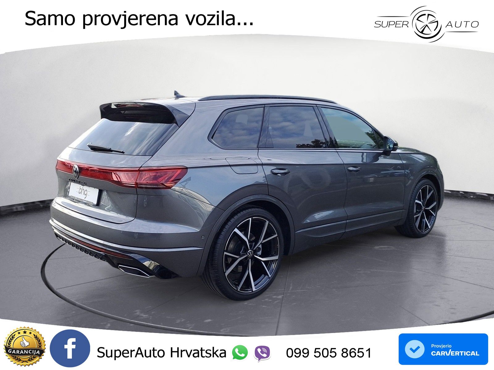 Volkswagen Touareg 3.0 V6 TDI (286 KS) 4MOTION Tiptronic ZRAČNI+ACC+GR SJED+KAM+PANO