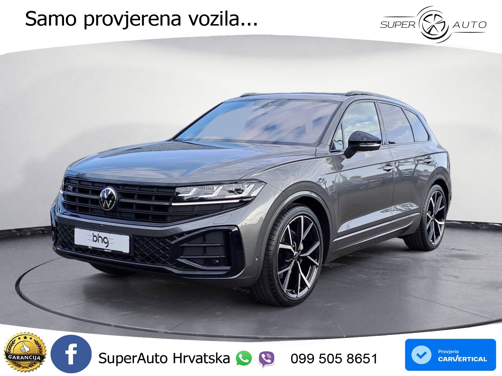 Volkswagen Touareg 3.0 V6 TDI (286 KS) 4MOTION Tiptronic ZRAČNI+ACC+GR SJED+KAM+PANO