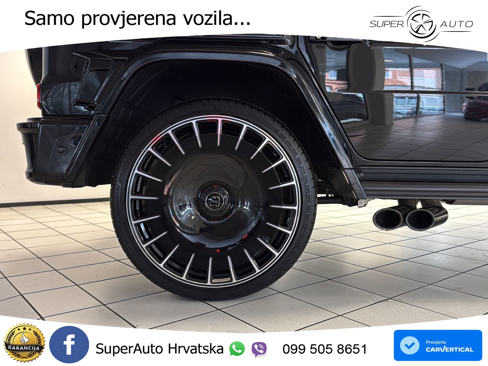 Mercedes AMG G 63 Long V8 (585 KS) 4MATIC 9G-TRONIC AMG SPEEDSHIFT TCT Brabus LED+GR SJED+ACC