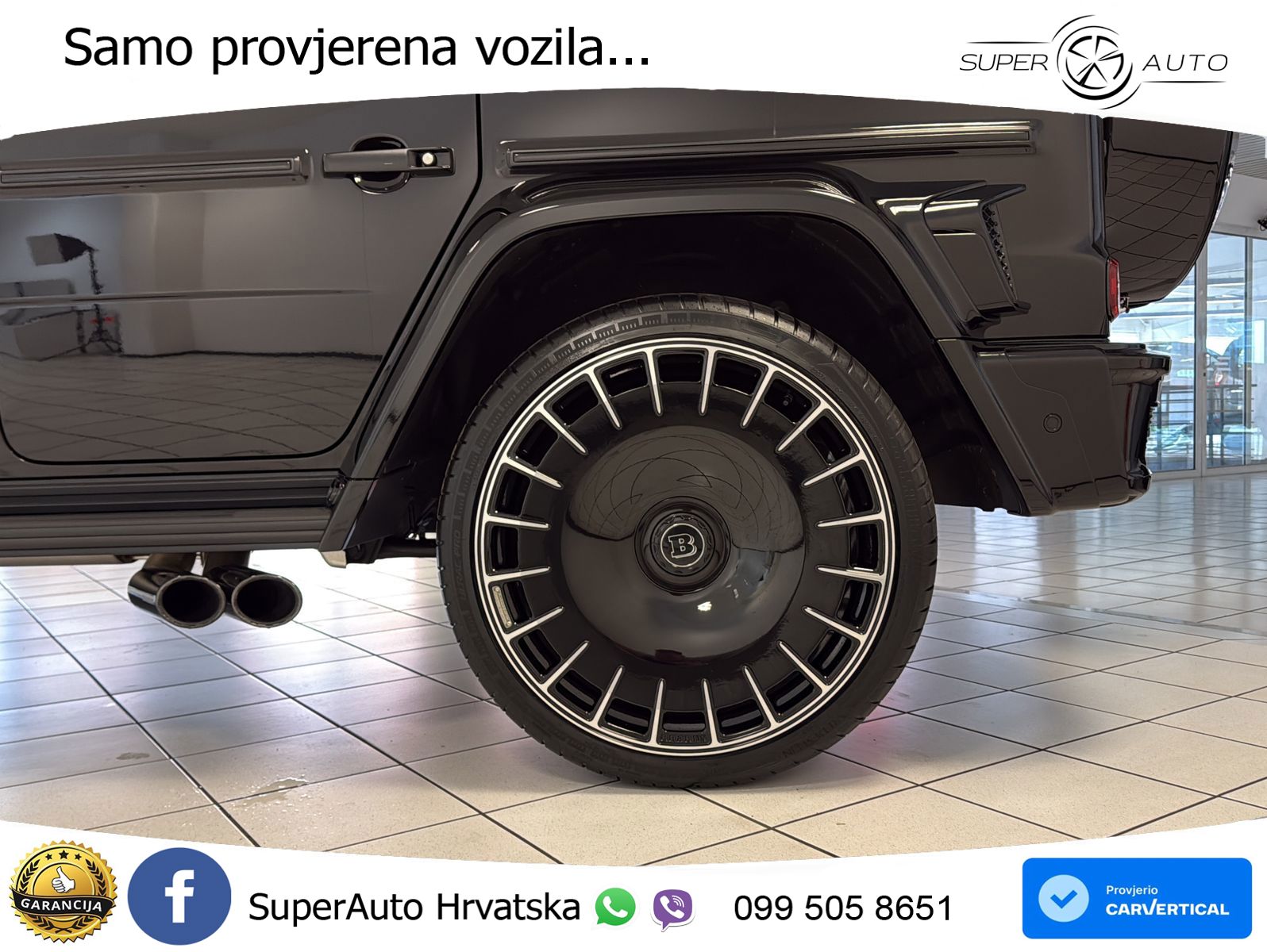 Mercedes AMG G 63 Long V8 (585 KS) 4MATIC 9G-TRONIC AMG SPEEDSHIFT TCT Brabus LED+GR SJED+ACC