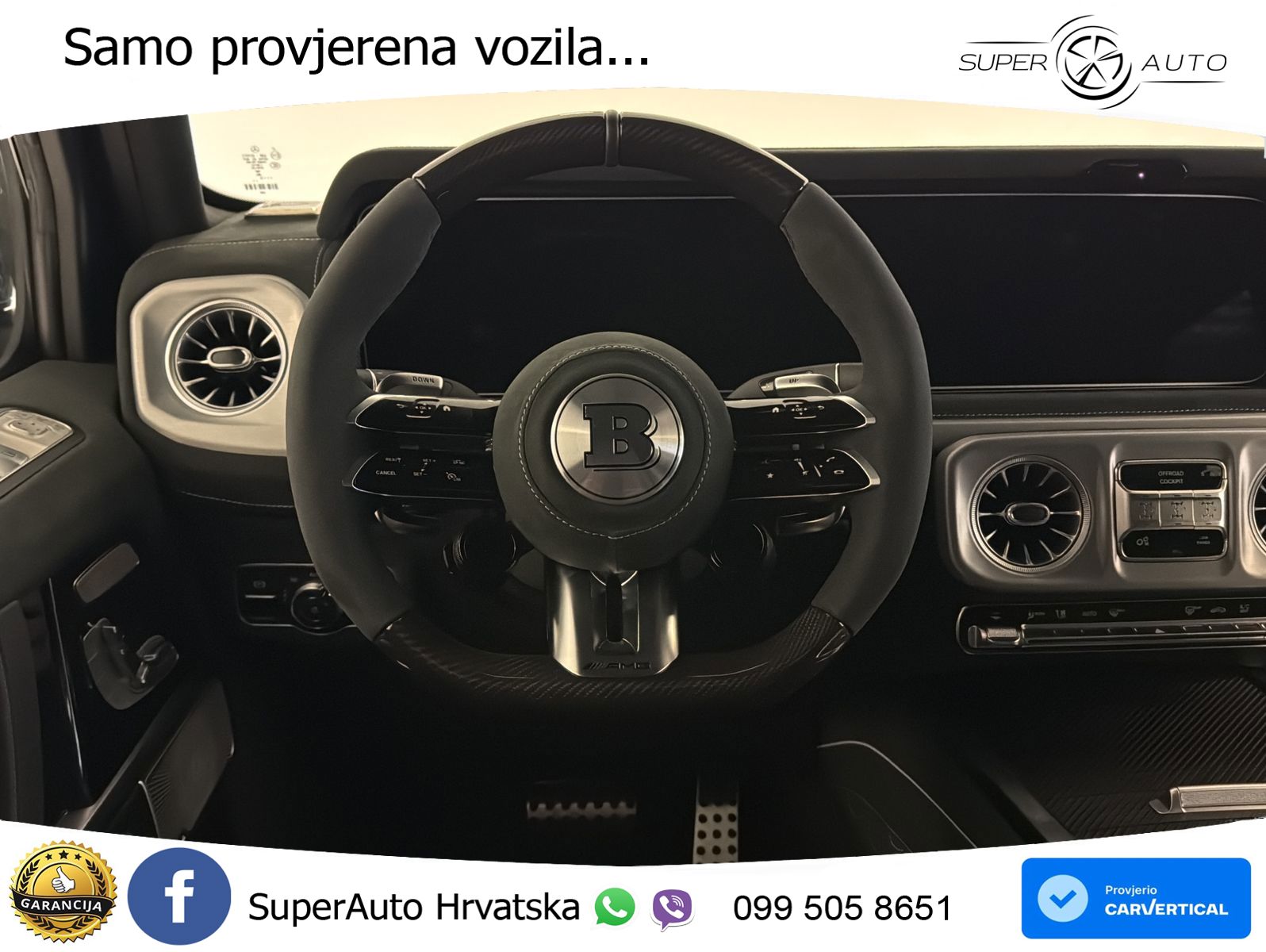 Mercedes AMG G 63 Long V8 (585 KS) 4MATIC 9G-TRONIC AMG SPEEDSHIFT TCT Brabus LED+GR SJED+ACC