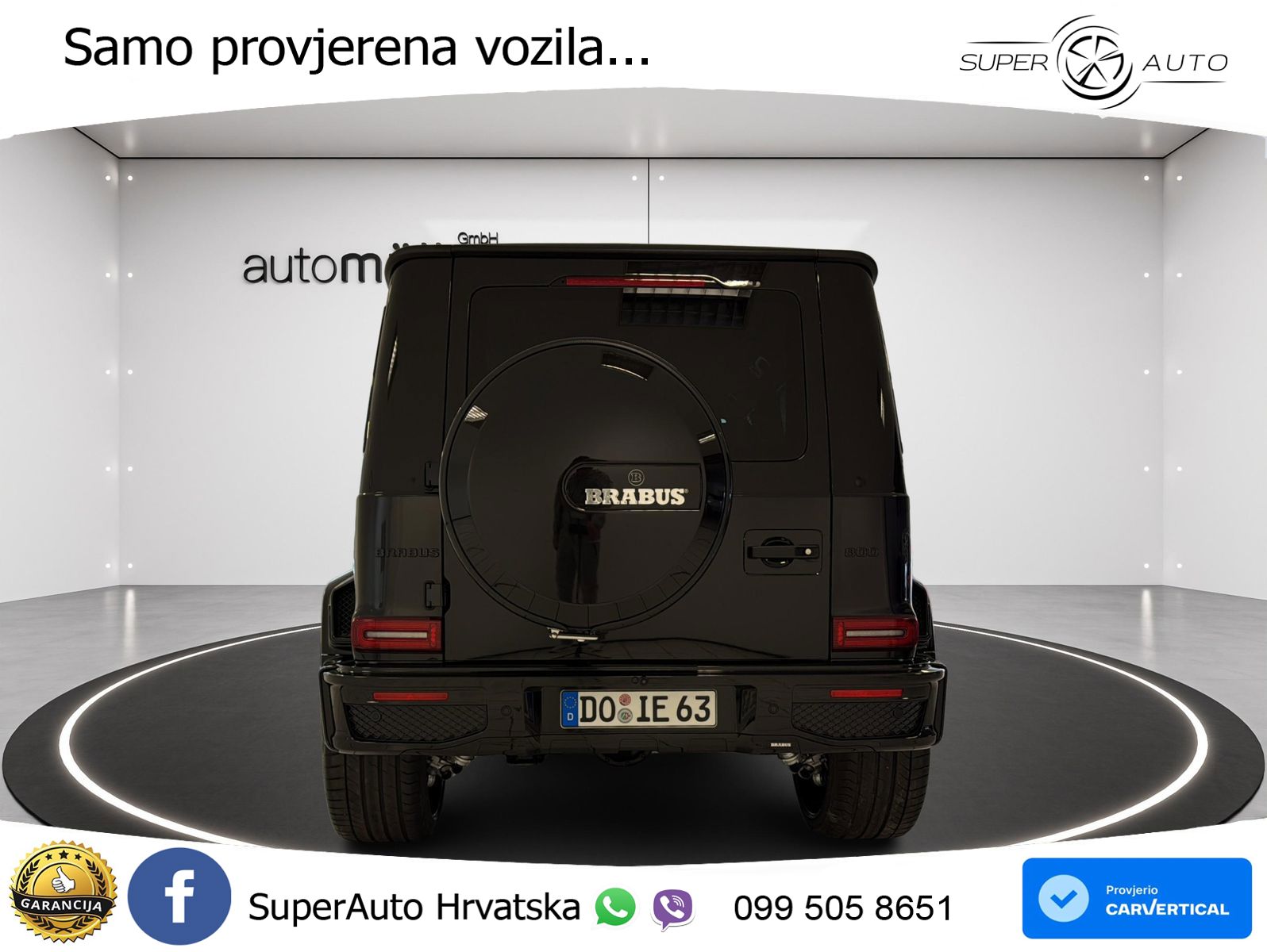 Mercedes AMG G 63 Long V8 (585 KS) 4MATIC 9G-TRONIC AMG SPEEDSHIFT TCT Brabus LED+GR SJED+ACC