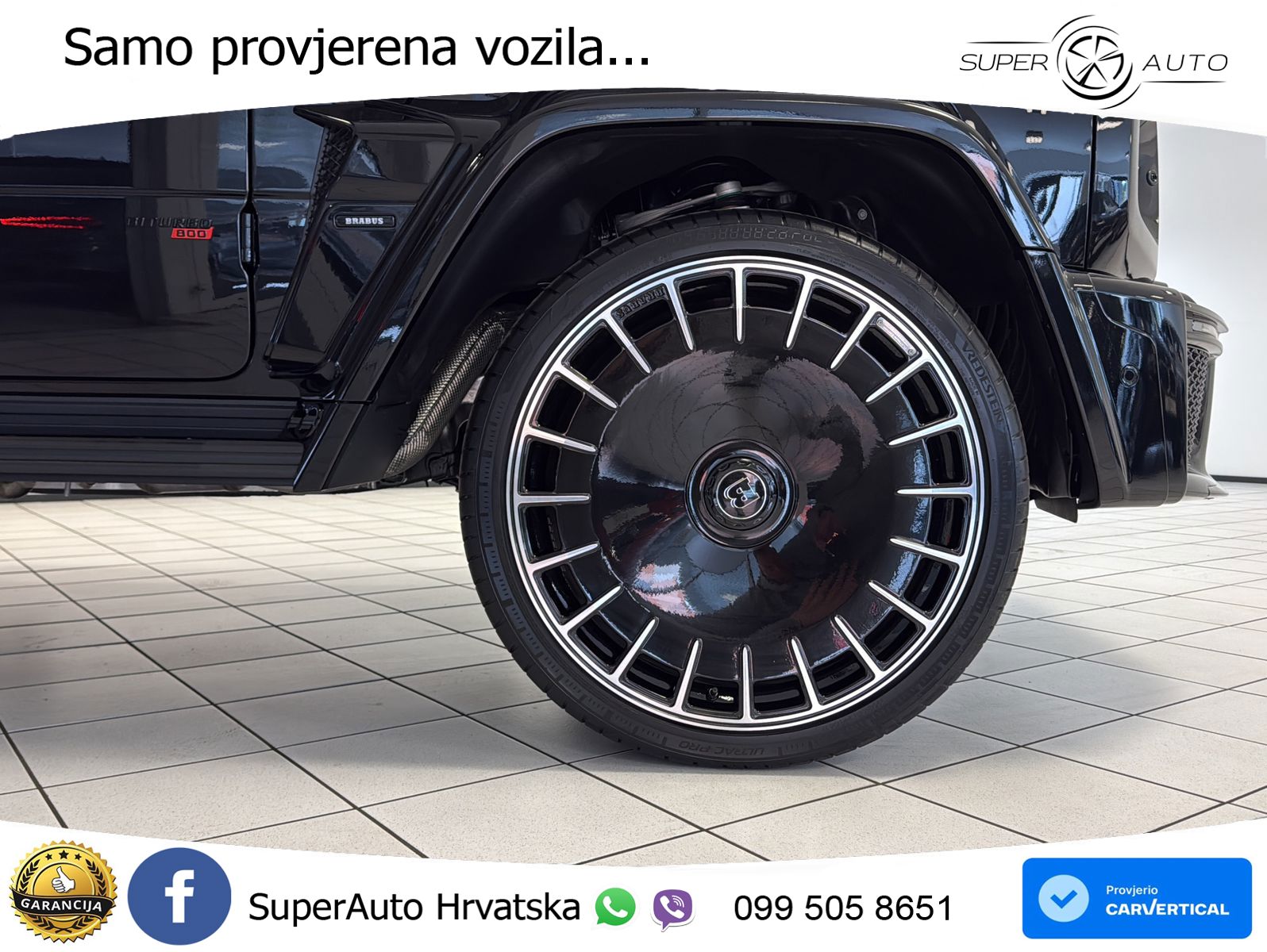 Mercedes AMG G 63 Long V8 (585 KS) 4MATIC 9G-TRONIC AMG SPEEDSHIFT TCT Brabus LED+GR SJED+ACC