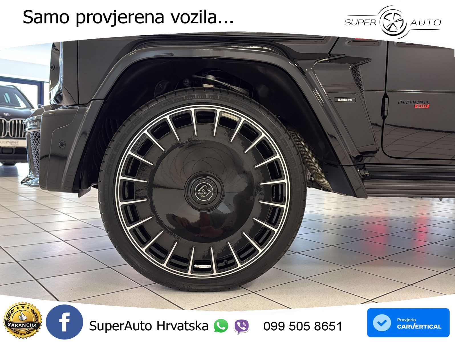 Mercedes AMG G 63 Long V8 (585 KS) 4MATIC 9G-TRONIC AMG SPEEDSHIFT TCT Brabus LED+GR SJED+ACC