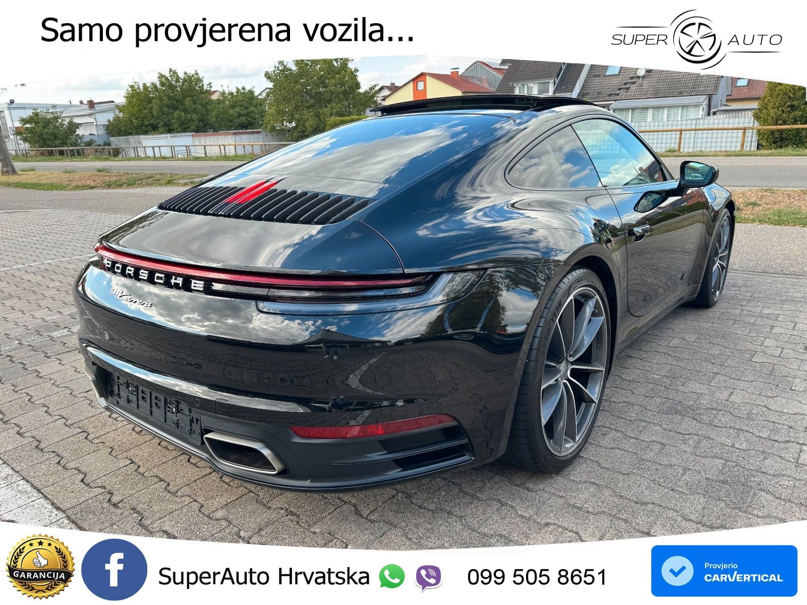 Porsche 911 Carrera 3.0 (385 KS) PDK ZRAČNI+ACC+GR SJED+KAM+PANO