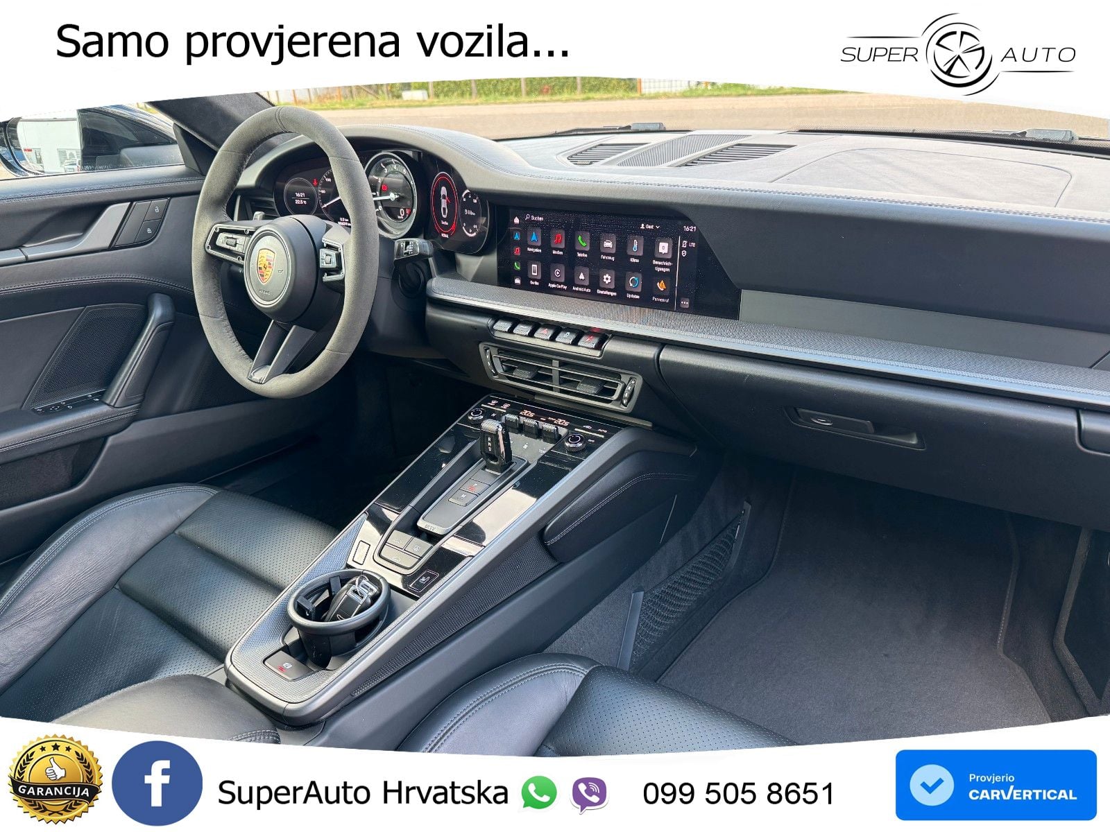 Porsche 911 Carrera 3.0 (385 KS) PDK ZRAČNI+ACC+GR SJED+KAM+PANO