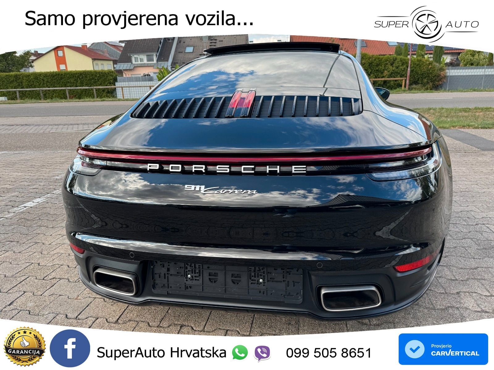 Porsche 911 Carrera 3.0 (385 KS) PDK ZRAČNI+ACC+GR SJED+KAM+PANO
