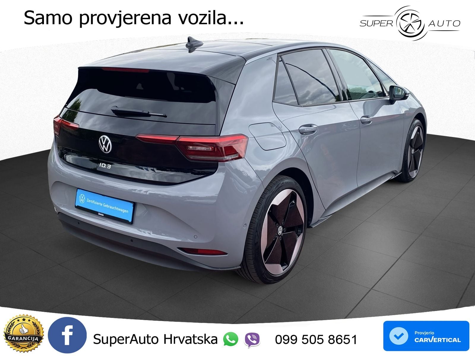 Volkswagen ID.3 Pro 62 kWh (204 KS) LED+GR SJED+ACC