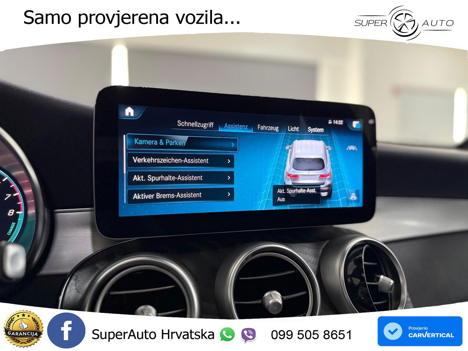 Mercedes GLC 300e (320 KS) 4MATIC 9G-TRONIC ACC+GR SJED+360+PANO