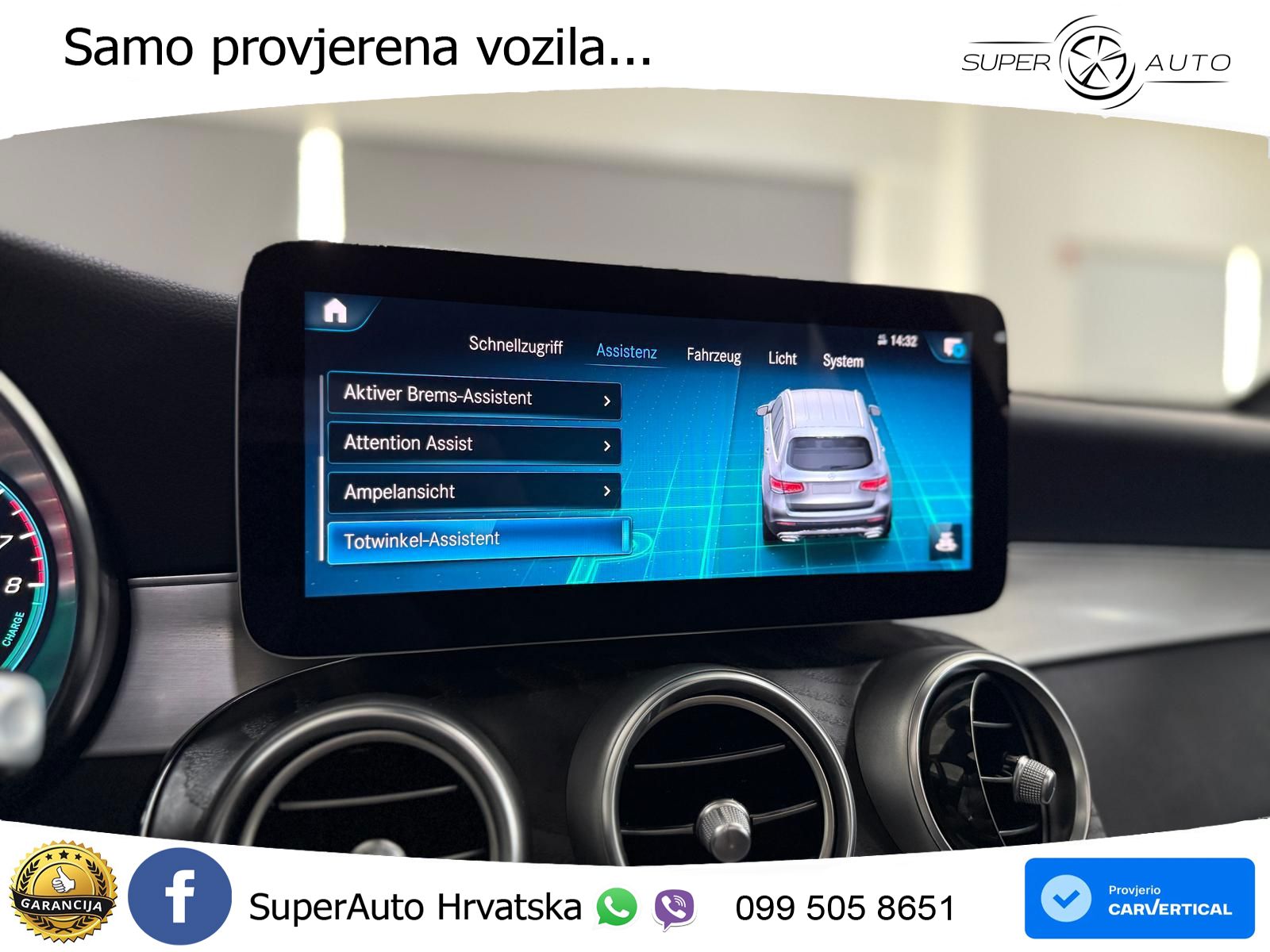 Mercedes GLC 300e (320 KS) 4MATIC 9G-TRONIC ACC+GR SJED+360+PANO