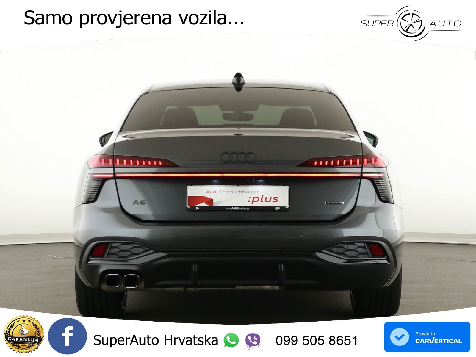 Audi A6 2.0 TDI (204 KS) quattro S tronic LED+GR SJED+ACC