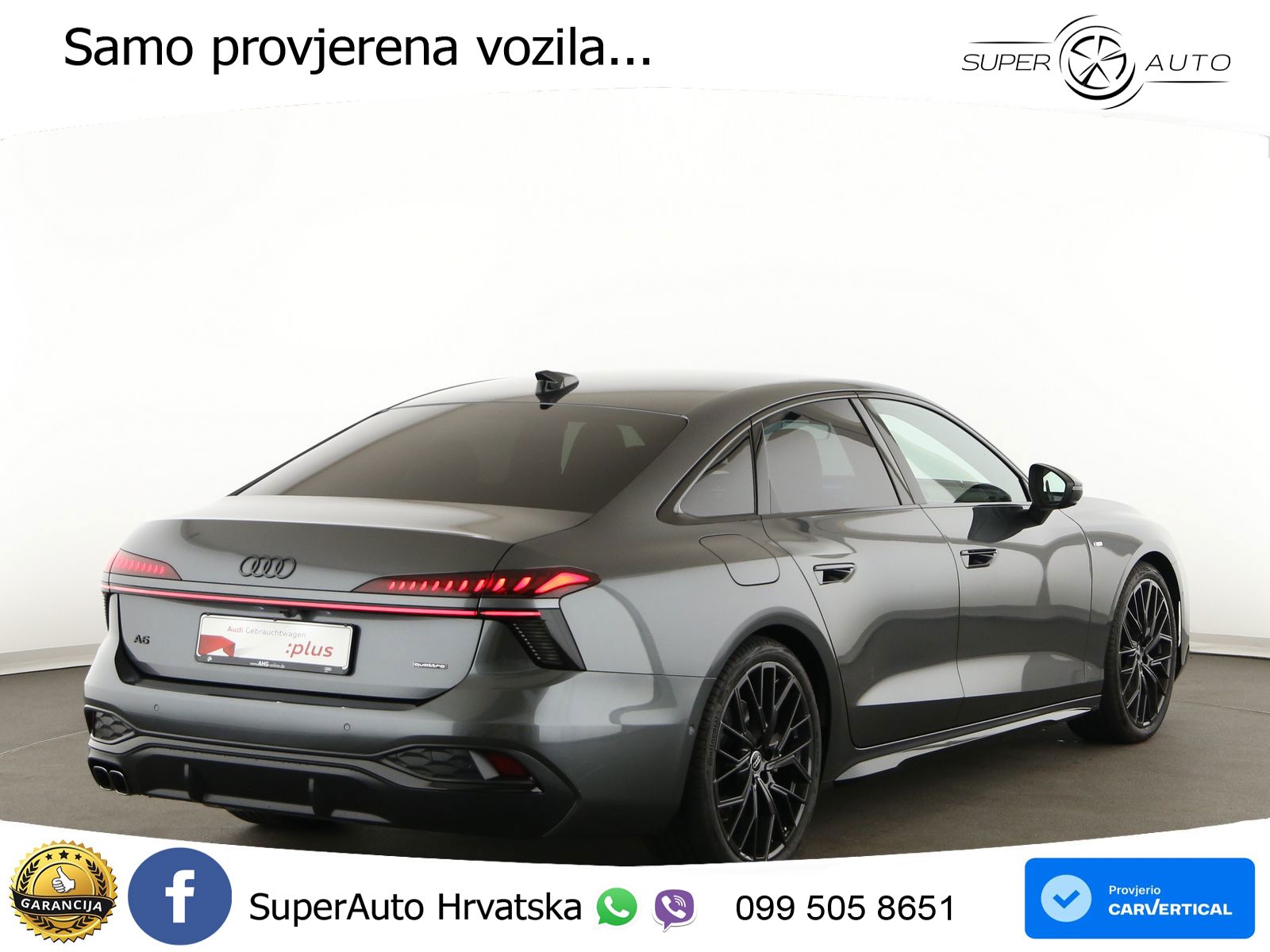 Audi A6 2.0 TDI (204 KS) quattro S tronic LED+GR SJED+ACC