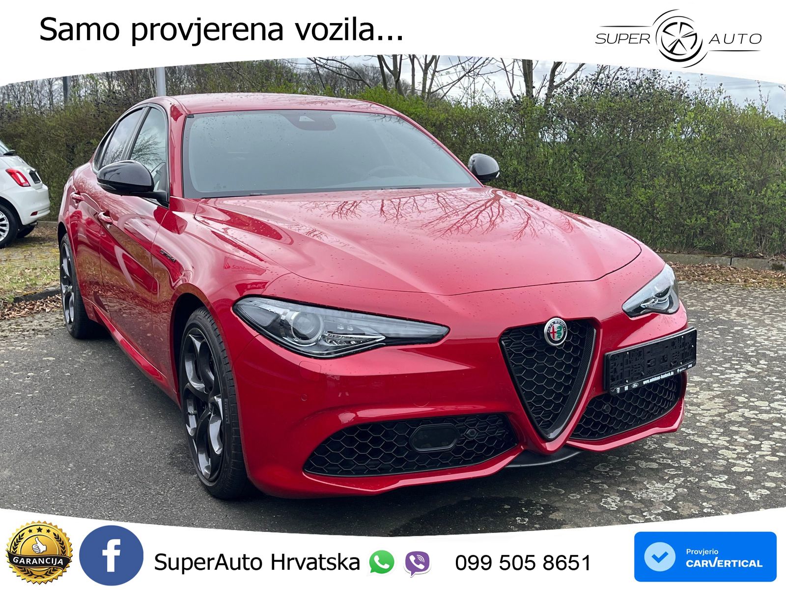 Alfa Romeo Giulia 2.2 MultiJet II (210 KS) Q4 Automatic LED+GR SJED+ACC